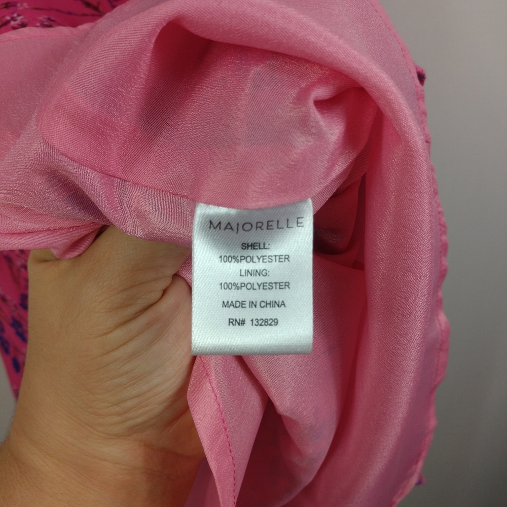 NEW Majorelle Grace Dress Floral Pink x Revolve - Picture 4 of 8